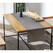 Amazon｜カインズ(CAINZ) テーブルランナー ルソラ グレー 40